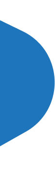 Decorative blue shape